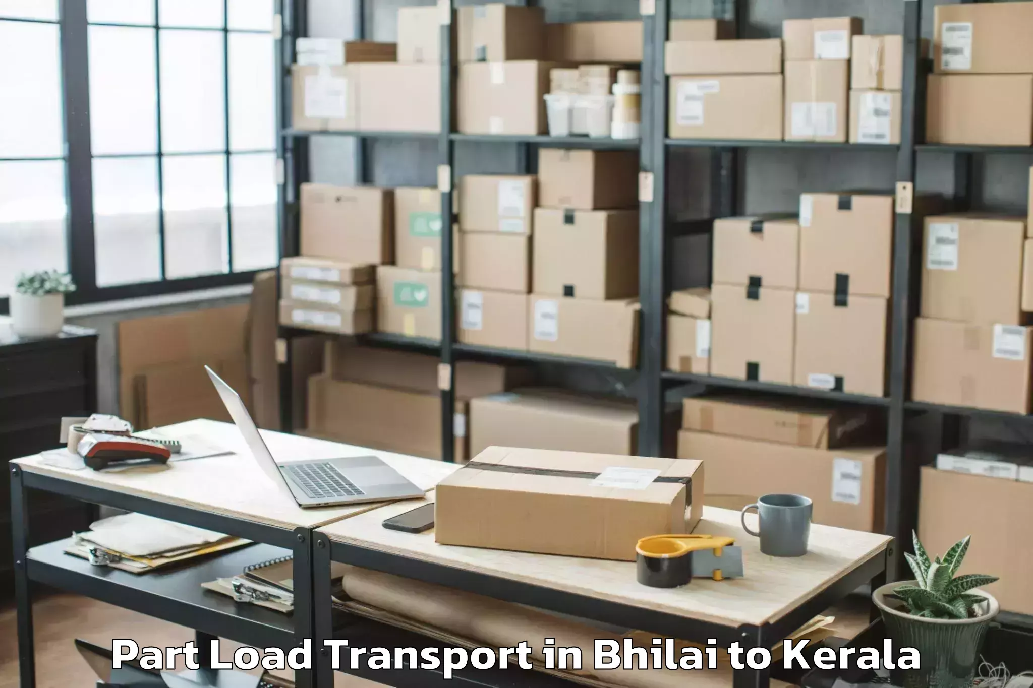 Affordable Bhilai to Kozhikode Part Load Transport